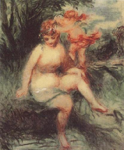 Pierre Renoir Venus and Cupid (Allegory) Norge oil painting art